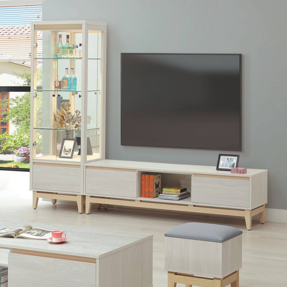 全國家具_波伊2.2尺展示櫃